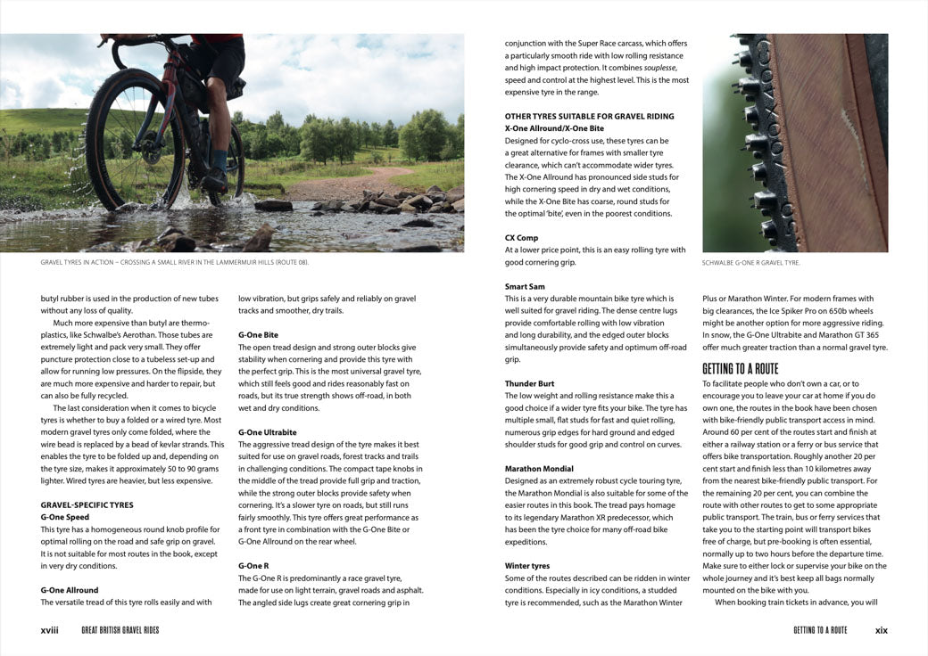 Great British Gravel Rides by Markus Stitz features information on how to prepare your bike for gravel riding plus a list of local bike shops.